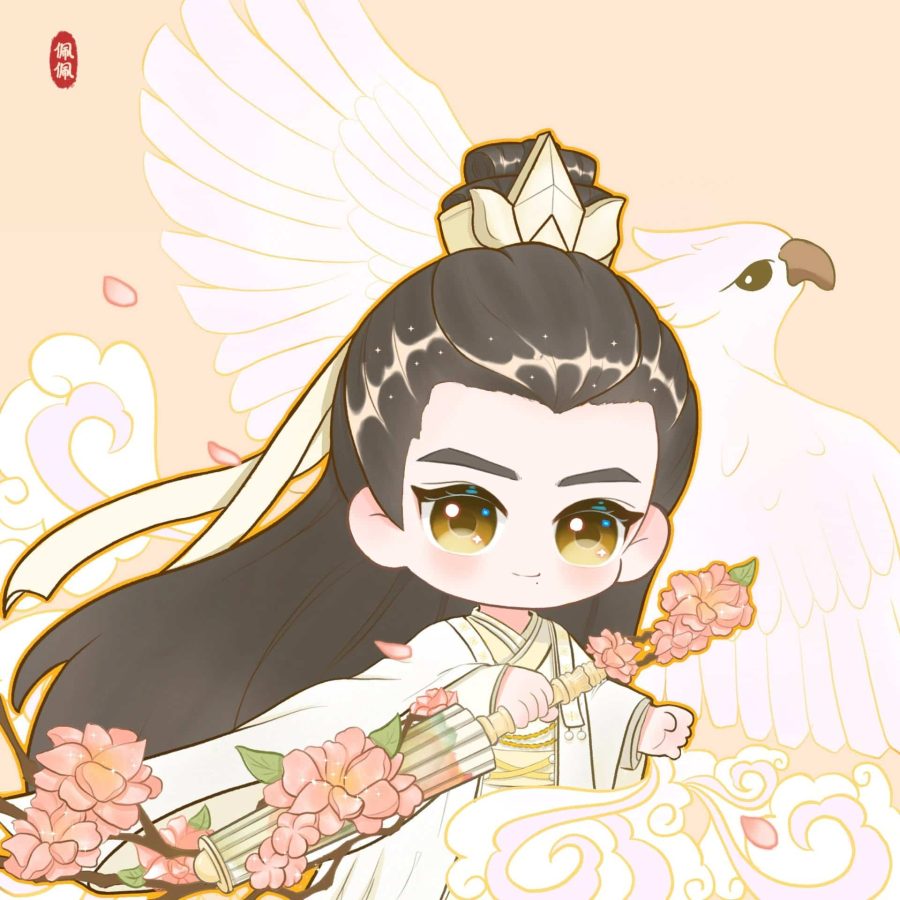 《玉骨遥》肖战时影Q版人物萌图微信头像 肖战古装漫画形象头像_2