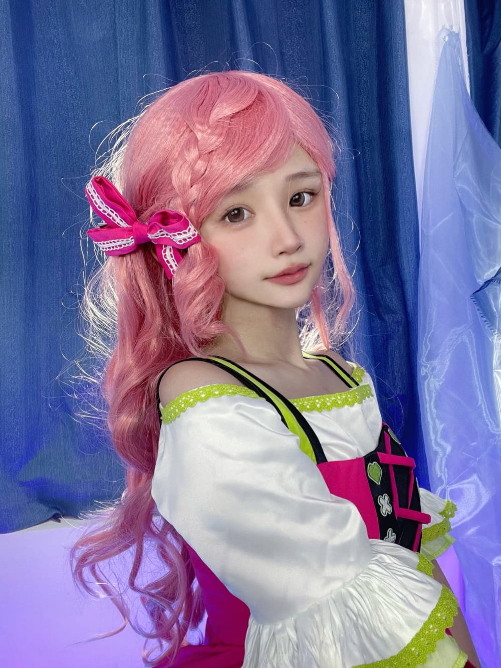 日系女生裸妆图片cos ，敢素颜裸妆cos才是真美女_1