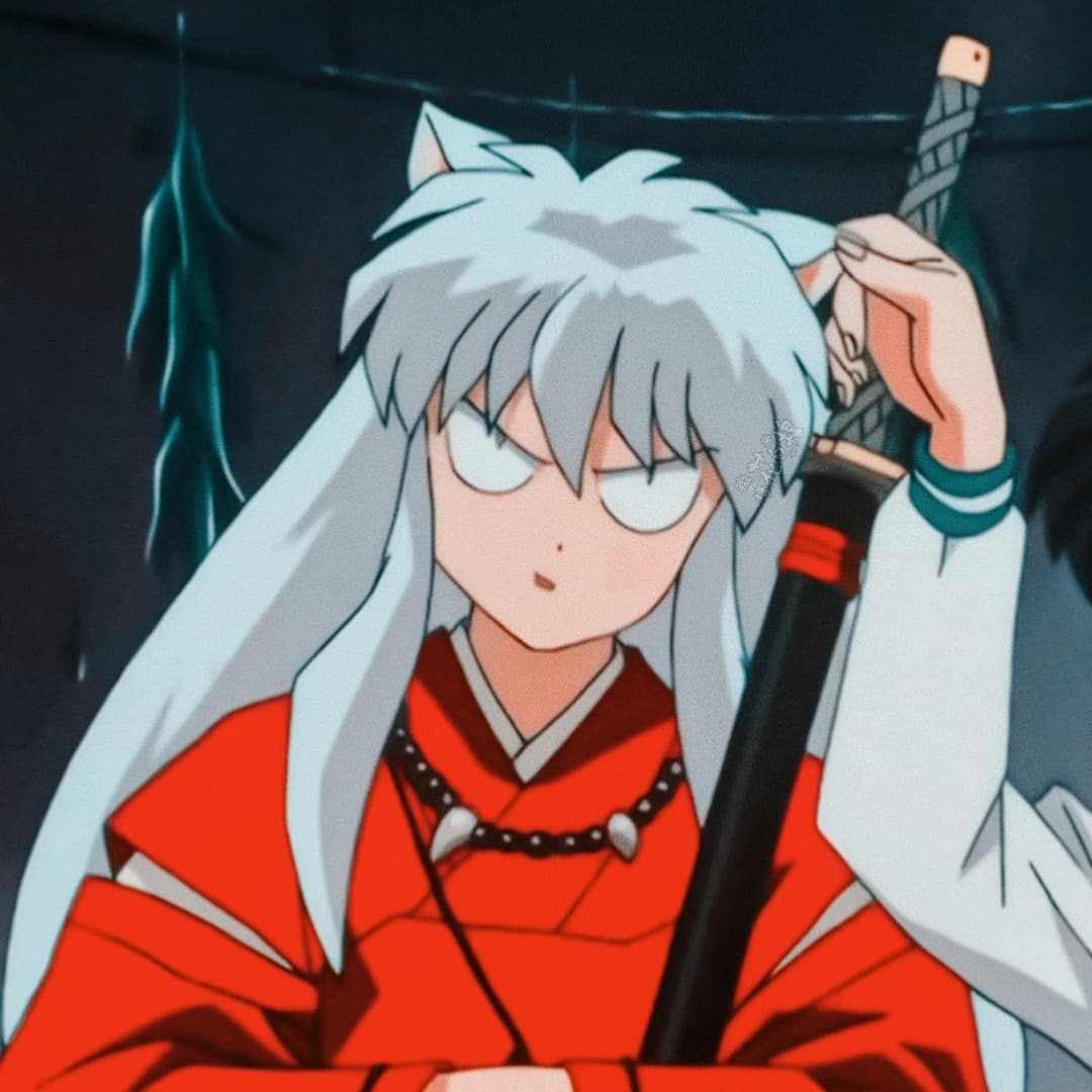 犬夜叉 日暮戈薇 揪耳朵 动漫情侣头像_1