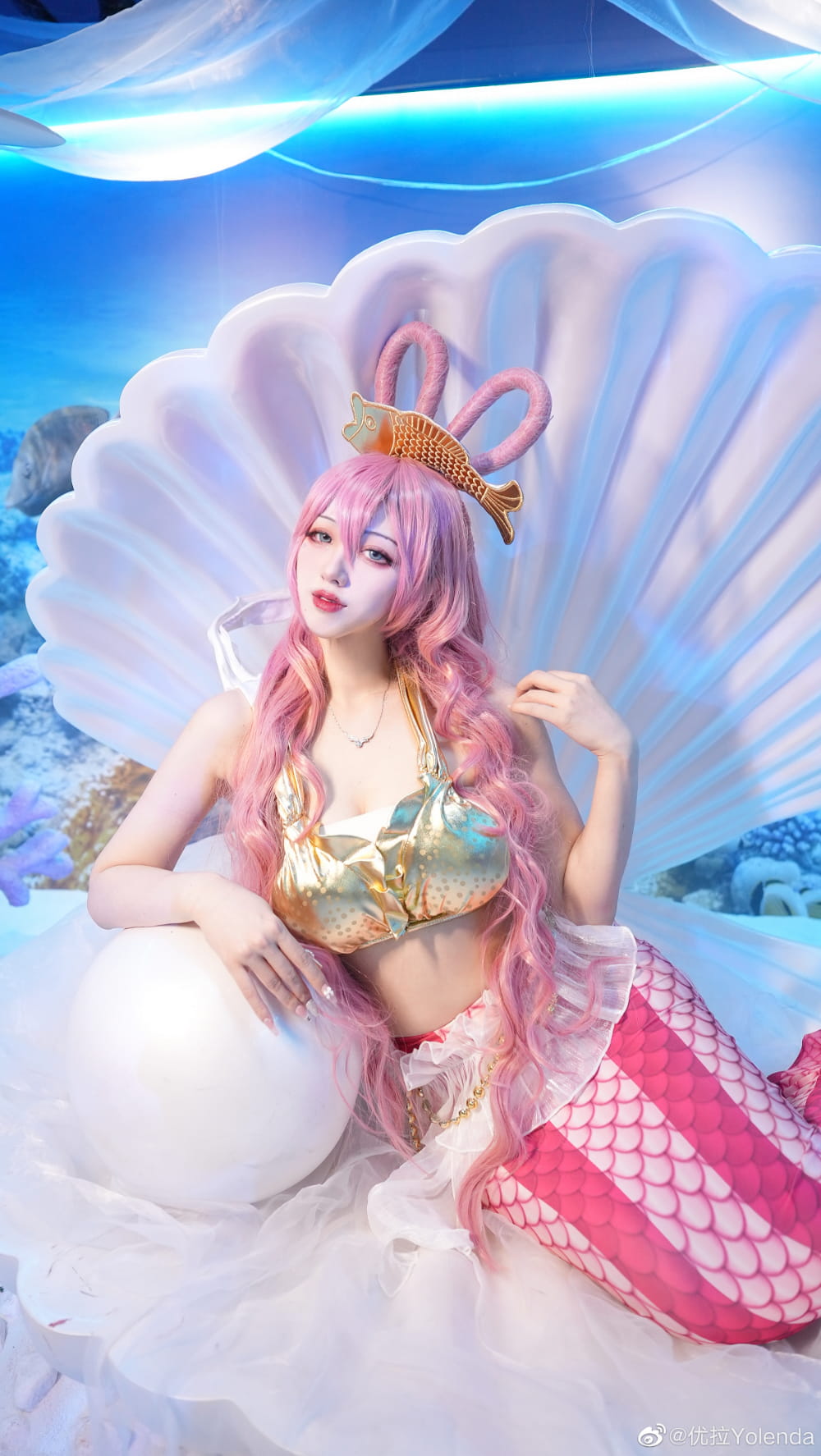 优拉Yolenda cosplay 海贼王白星  人鱼公主  美人鱼_3