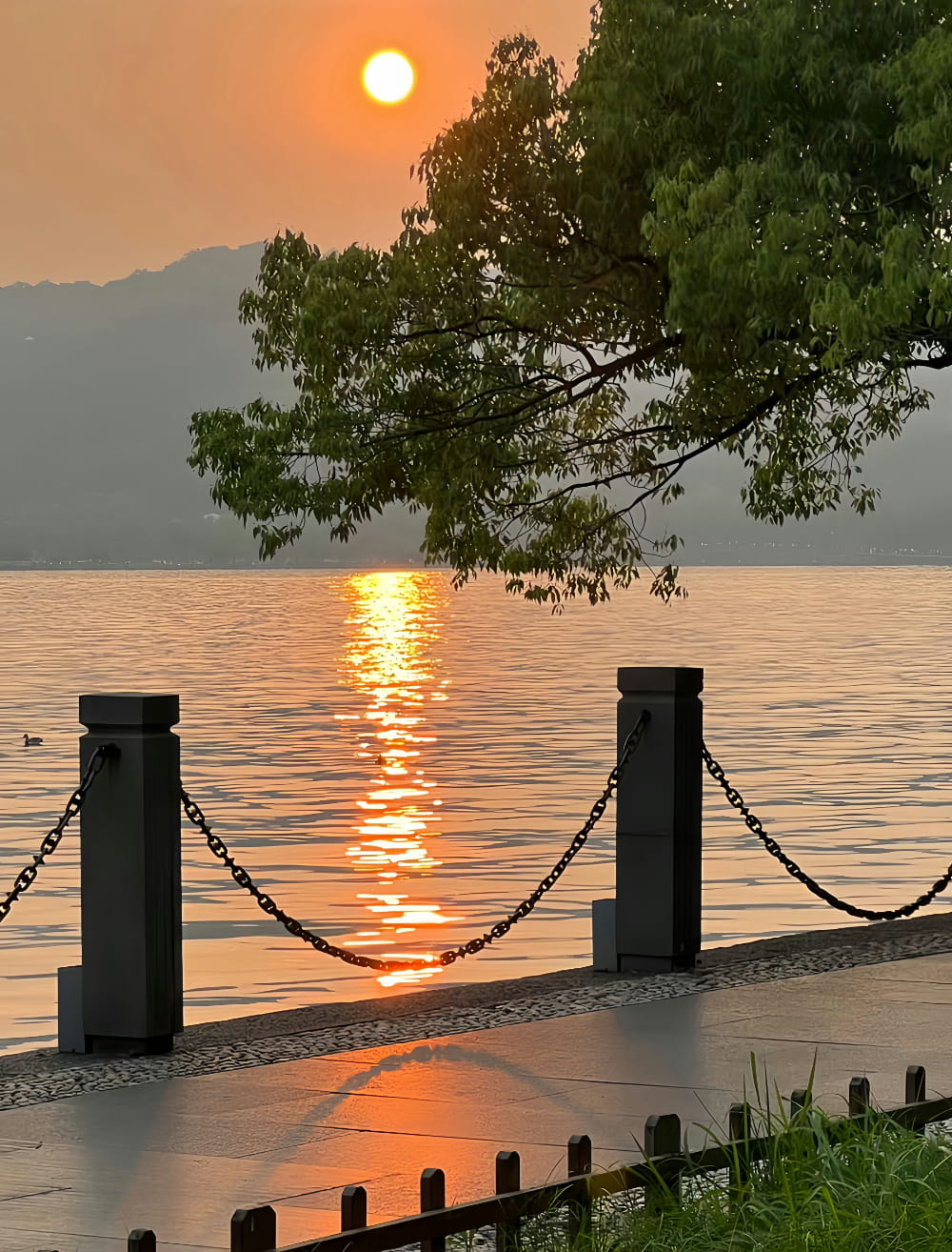 黄昏日落夕阳唯美图片，有意境的夕阳图片唯美_8