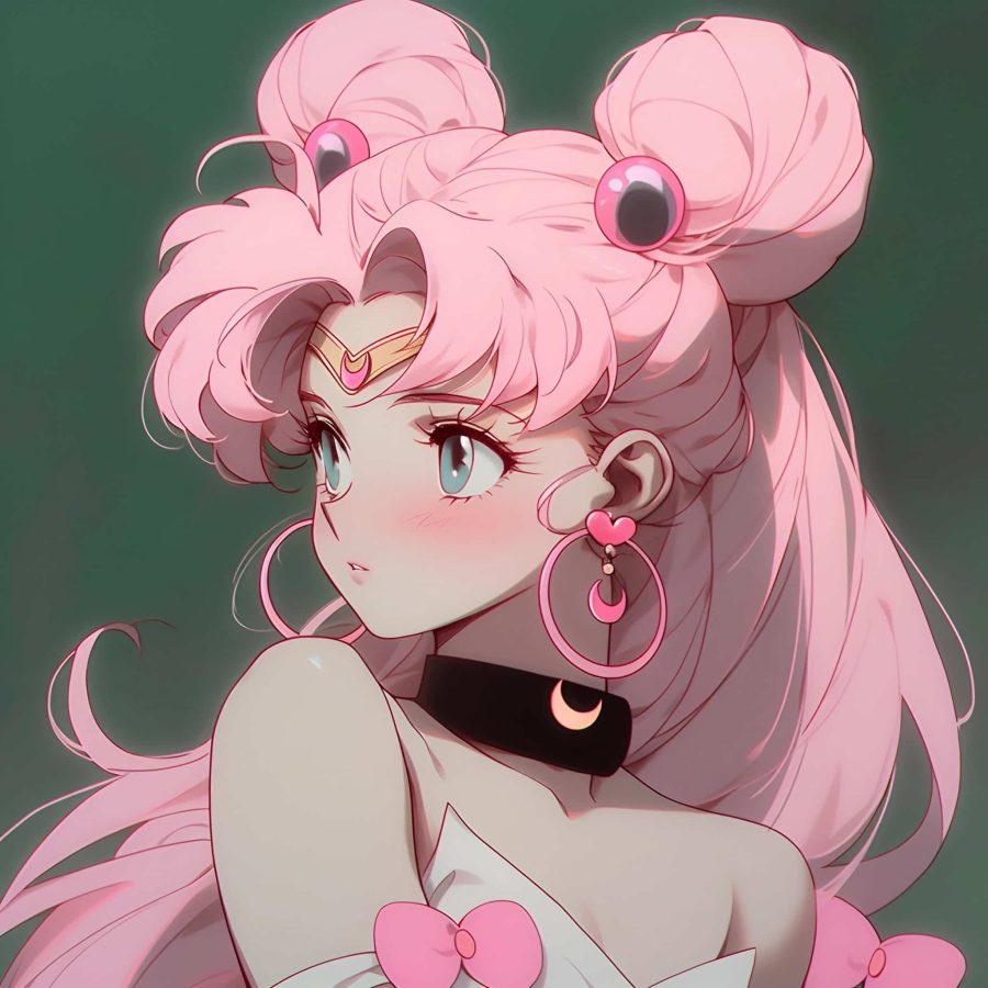 旧漫美少女战士水冰月女生头像 AI绘画动漫美女头像_1