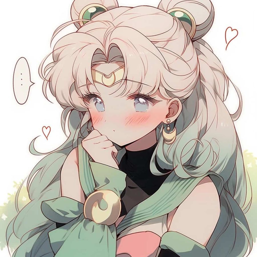 旧漫美少女战士水冰月女生头像 AI绘画动漫美女头像_4