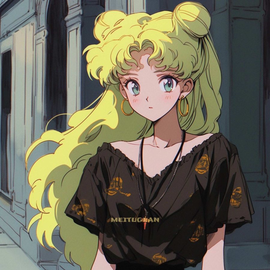 旧漫美少女战士水冰月女生头像 AI绘画动漫美女头像_9