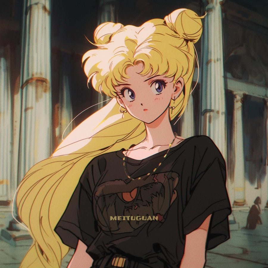 旧漫美少女战士水冰月女生头像 AI绘画动漫美女头像_10