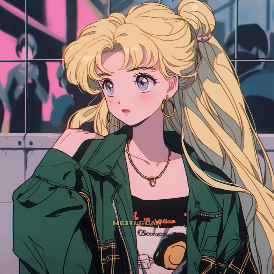旧漫美少女战士水冰月女生头像 AI绘画动漫美女头像_14