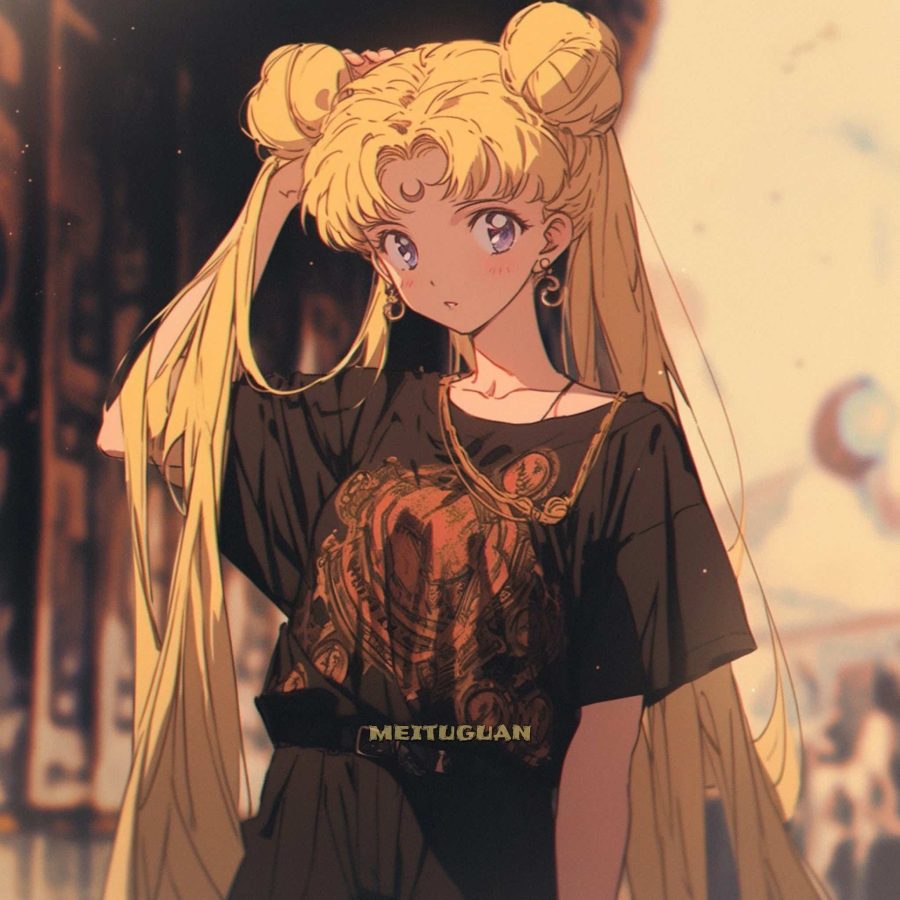 旧漫美少女战士水冰月女生头像 AI绘画动漫美女头像_15