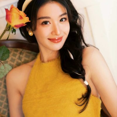 美女明星王楚然复古港风造型高清照片女生头像 气质美女头像