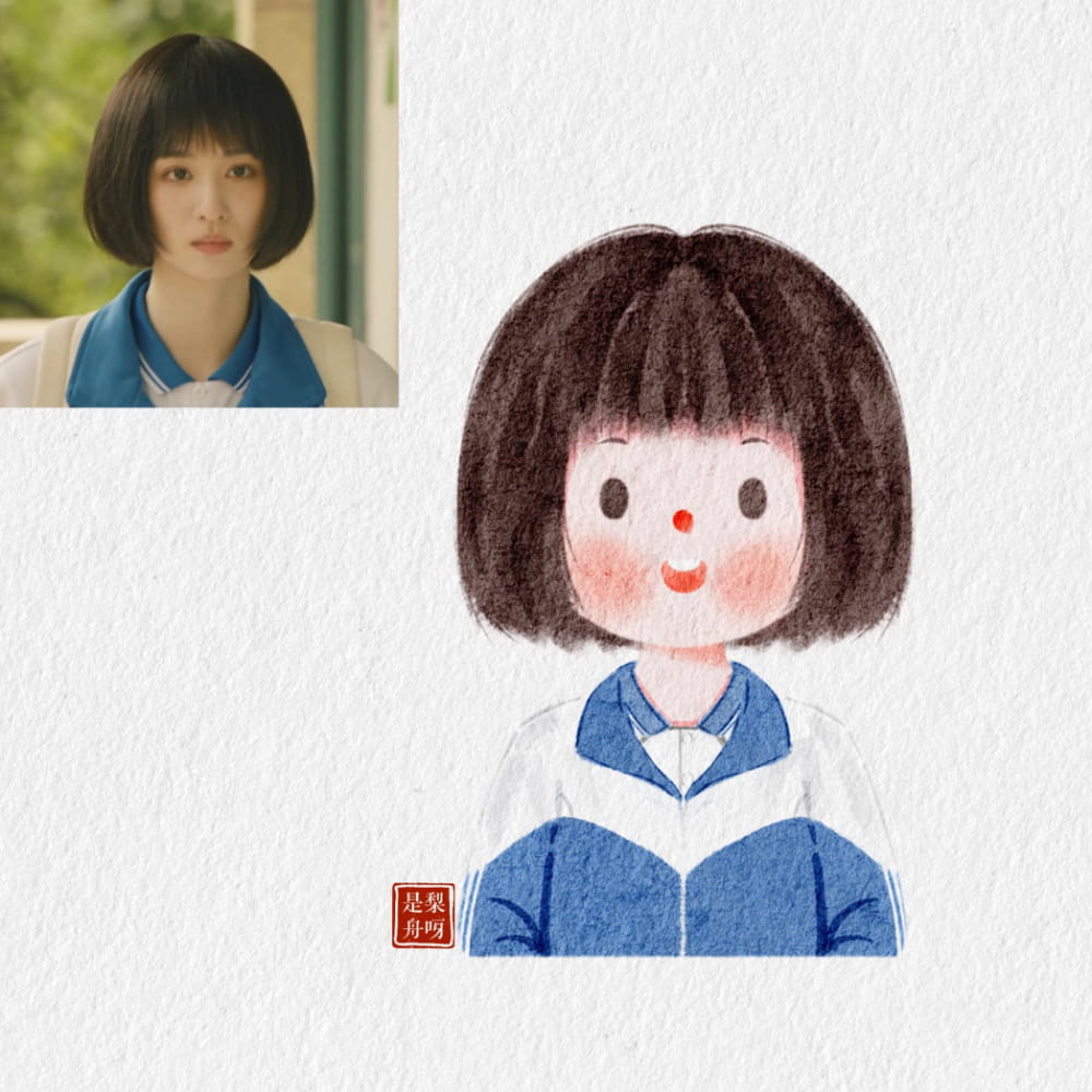 《我的人间烟火》 杨洋宋焰  王楚然许沁 手绘情侣头像_3