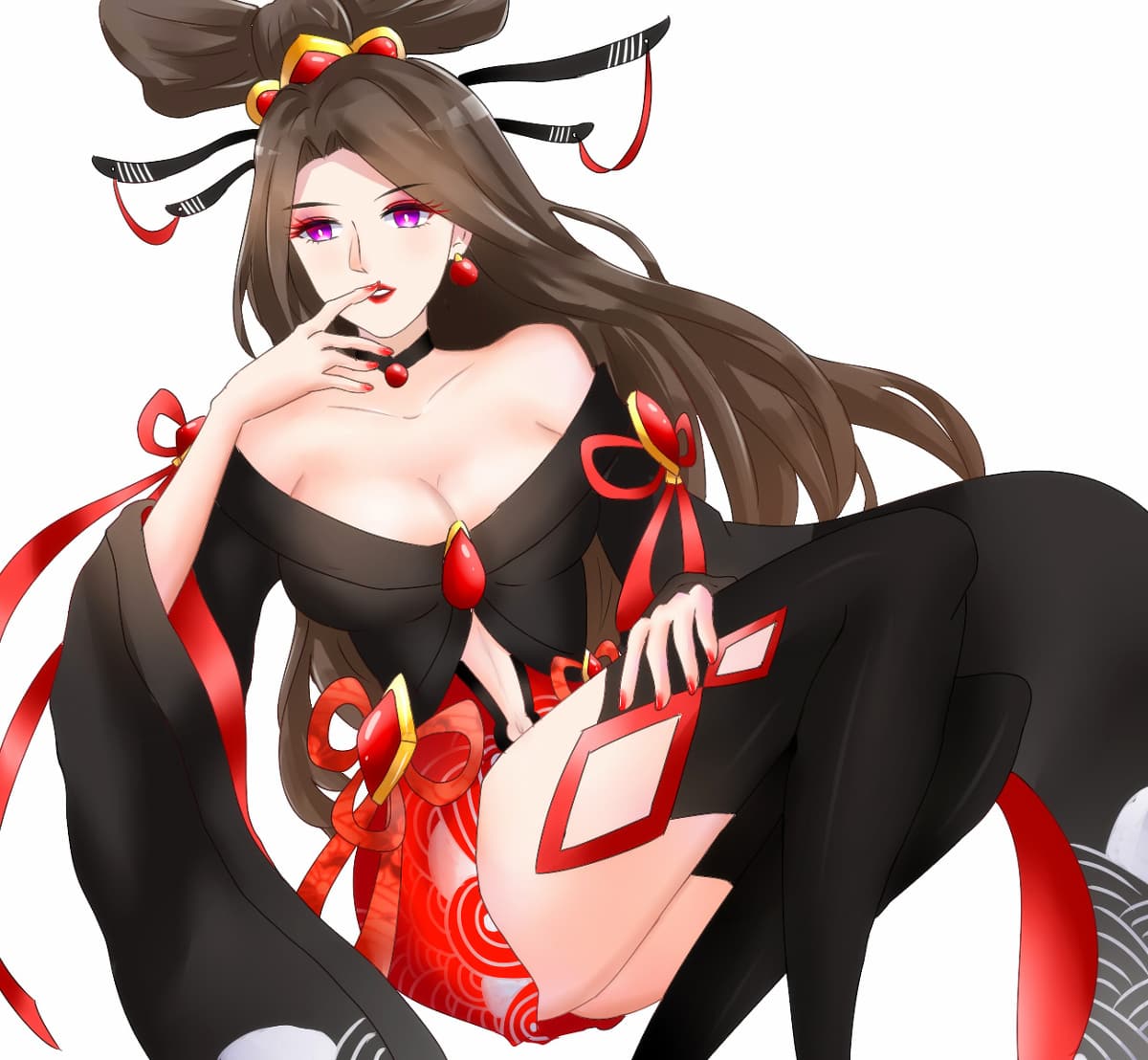 二次元貂蝉的两只兔子好软水好多图片_1