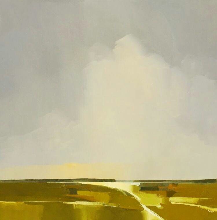 小众独特抽象风景头像，肌理与色块 Robert Roth 美国画家作品 ​​​_6