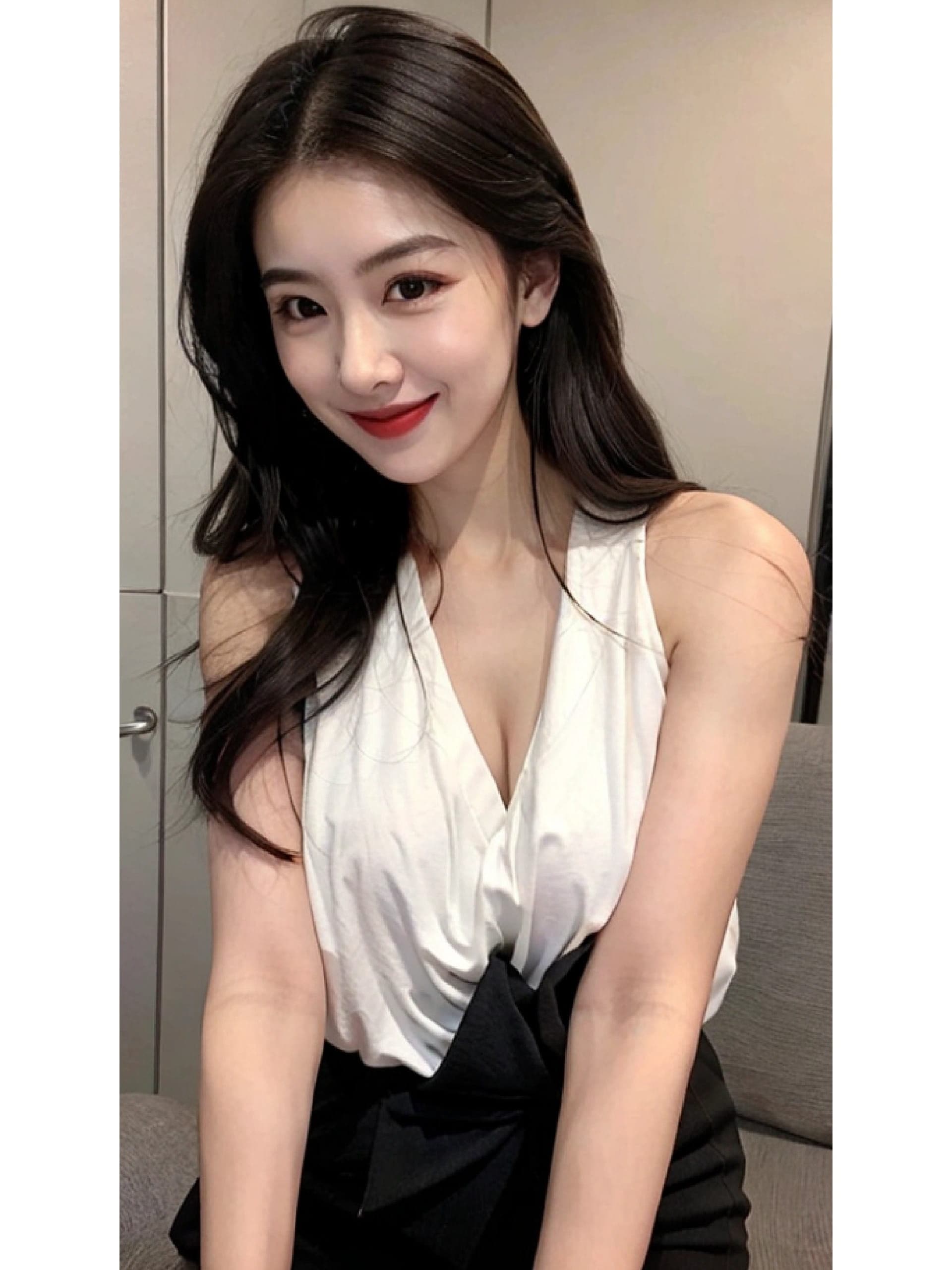 Ai绘制的最真实的美图，AI绘画真人美女 真假难辨！_3