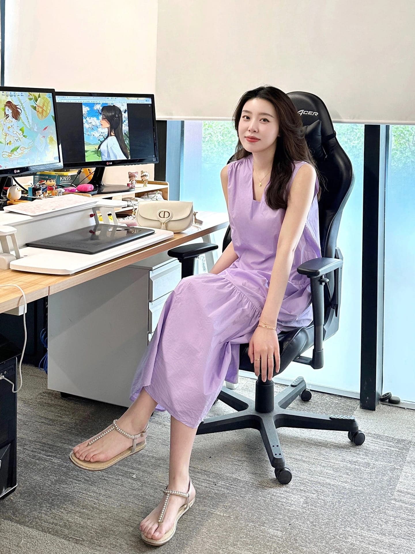 互联网公司办公室女性穿搭图片_5