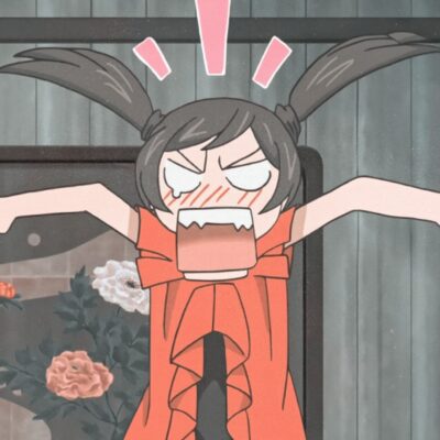 巴卫 x 桃园奈奈生情头 ，女生发怒动漫情侣头像