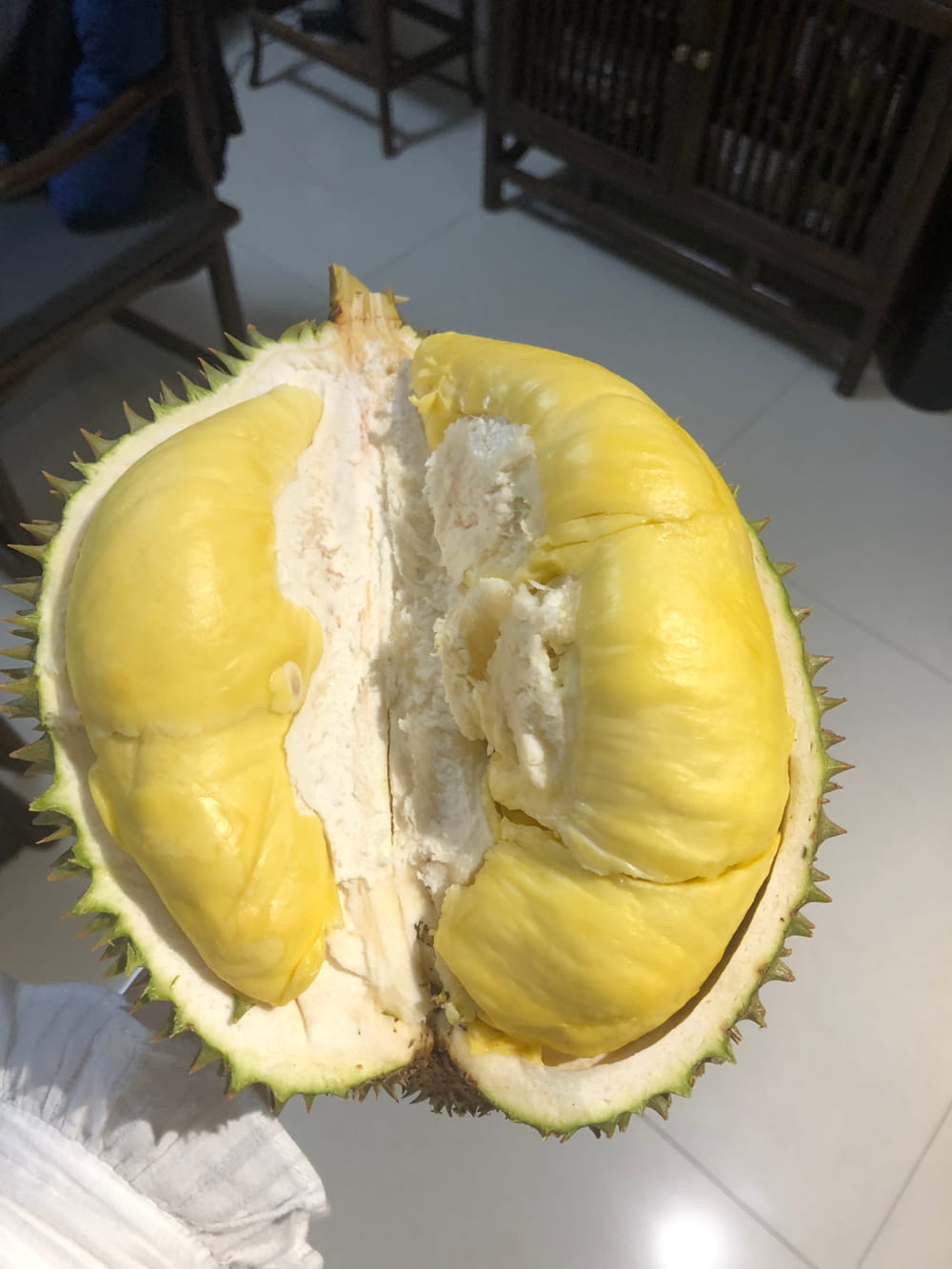 什么样的榴莲为成熟榴莲,榴莲熟了的图片_2