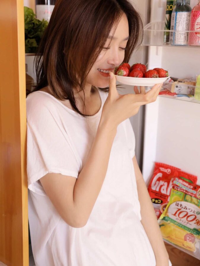 秦岚碎花家居服慵懒松弛感美女头像图集 居家女友温婉气质头像_16