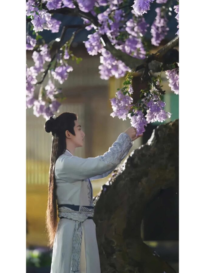 邓为叶时十七古装长袍微信头像 男生仙气飘飘男狐狸涂山璟头像_21