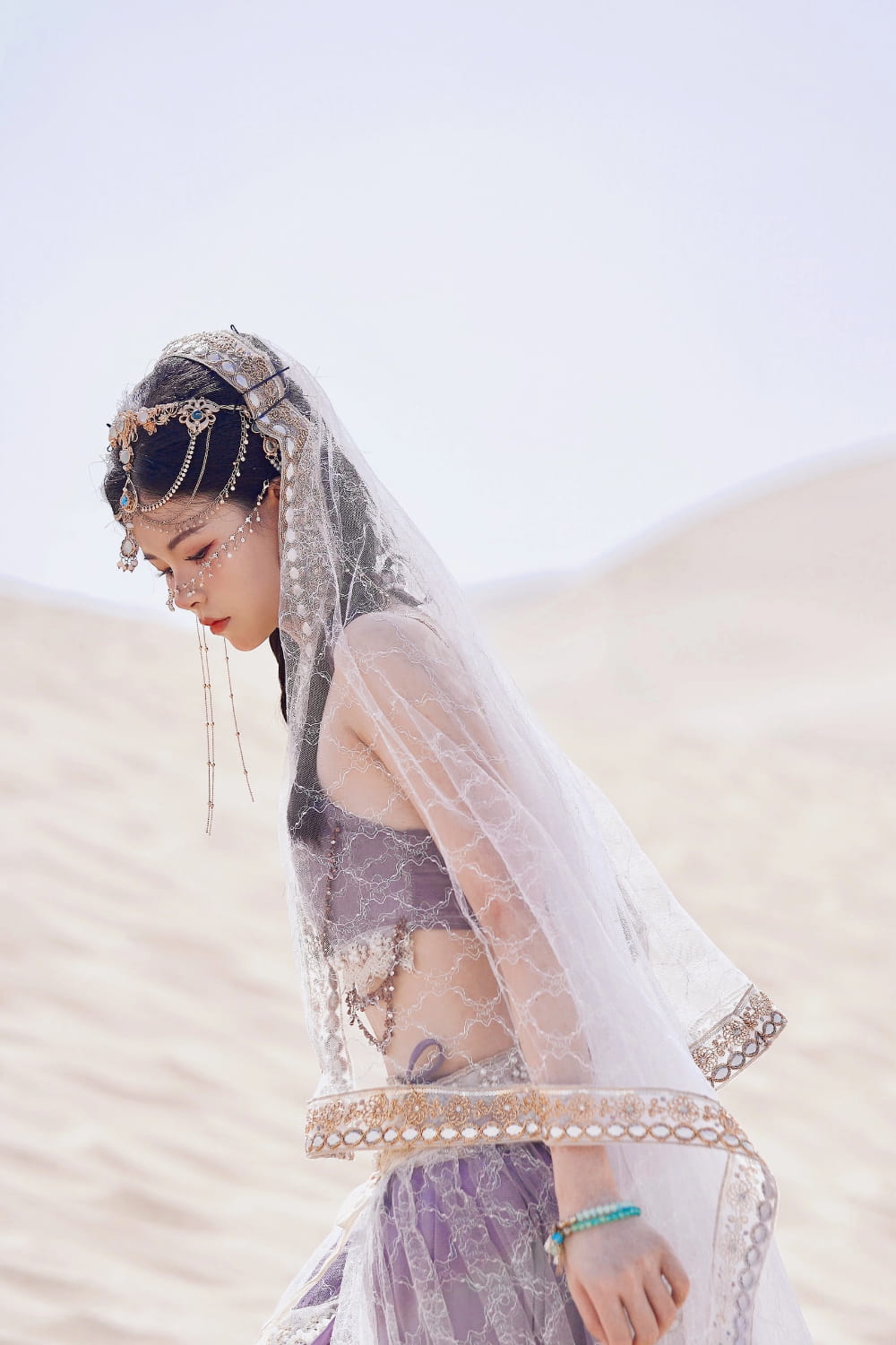 敦煌西域公主写真图片，敦煌妆造厘花屿_5