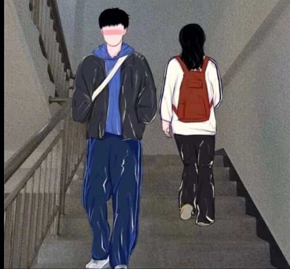 校园背景伤感满眼遗憾的微信头像 旧漫风男女分手后心碎头像_11