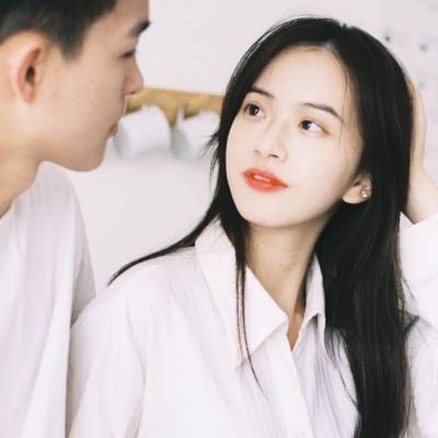 黑白干净大方简洁情侣头像一左一右一人一张_10