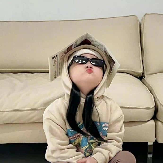 很火的可爱萌娃小男孩小女孩头像 又萌又可爱微信头像_28