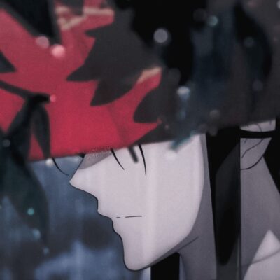 《天官赐福》谢怜 x 花城 阴郁悲伤的下雨天  打雨伞动漫人物头像