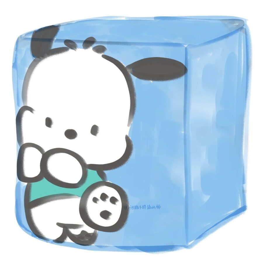 夏日三丽鸥插画版微信头像 三丽鸥成员冰块冰激凌可爱造型头像_2