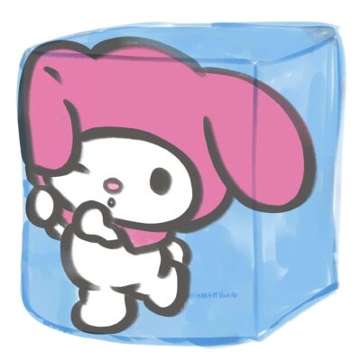 夏日三丽鸥插画版微信头像 三丽鸥成员冰块冰激凌可爱造型头像