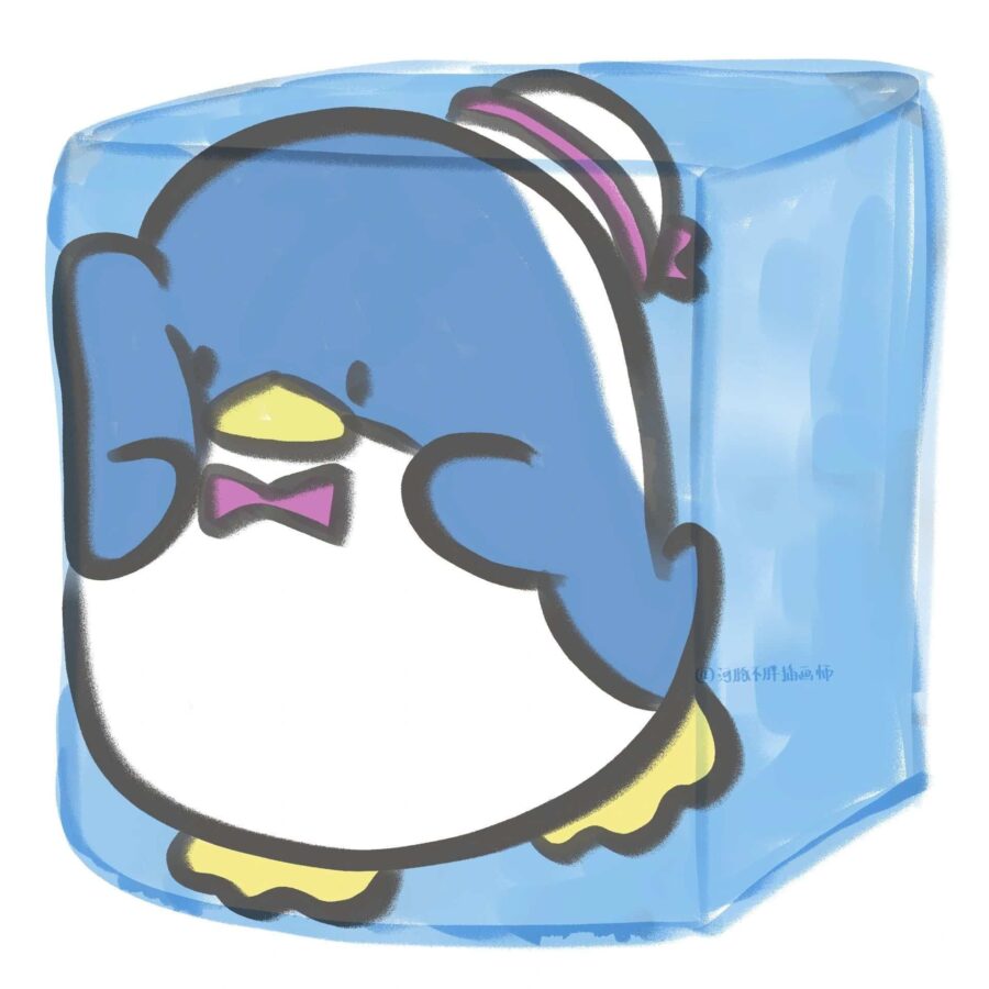 夏日三丽鸥插画版微信头像 三丽鸥成员冰块冰激凌可爱造型头像_7