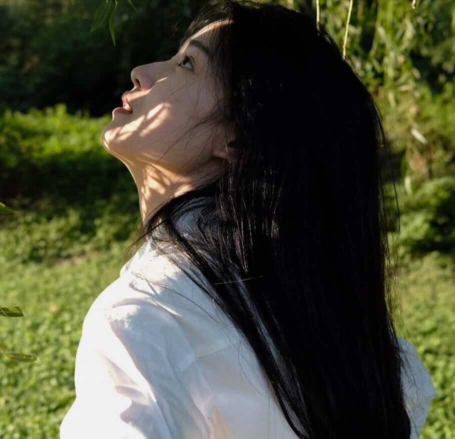 心心念念可爱清纯真人女生微信头像 纯欲多巴胺女孩头像_3