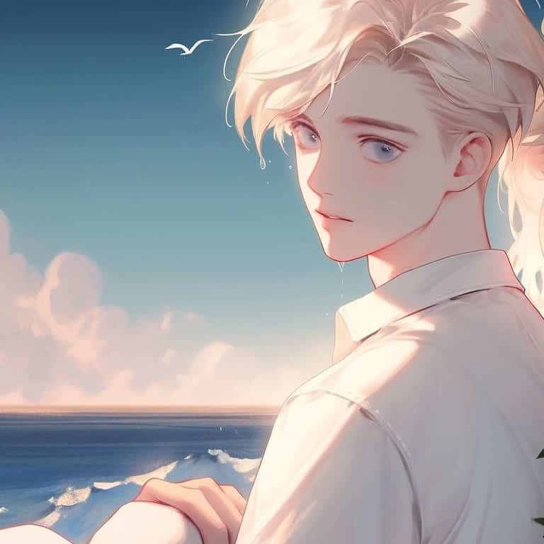 超甜动漫男孩女孩情侣头像 AI绘画一人一半高质量旧漫情头_27