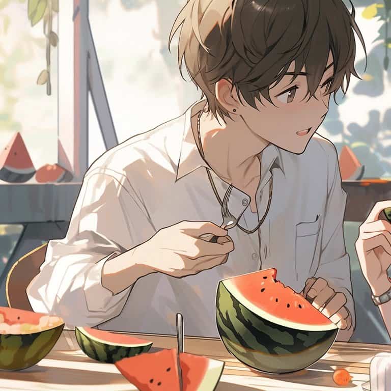 超甜动漫男孩女孩情侣头像 AI绘画一人一半高质量旧漫情头_11