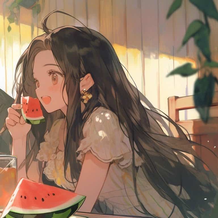 超甜动漫男孩女孩情侣头像 AI绘画一人一半高质量旧漫情头_8