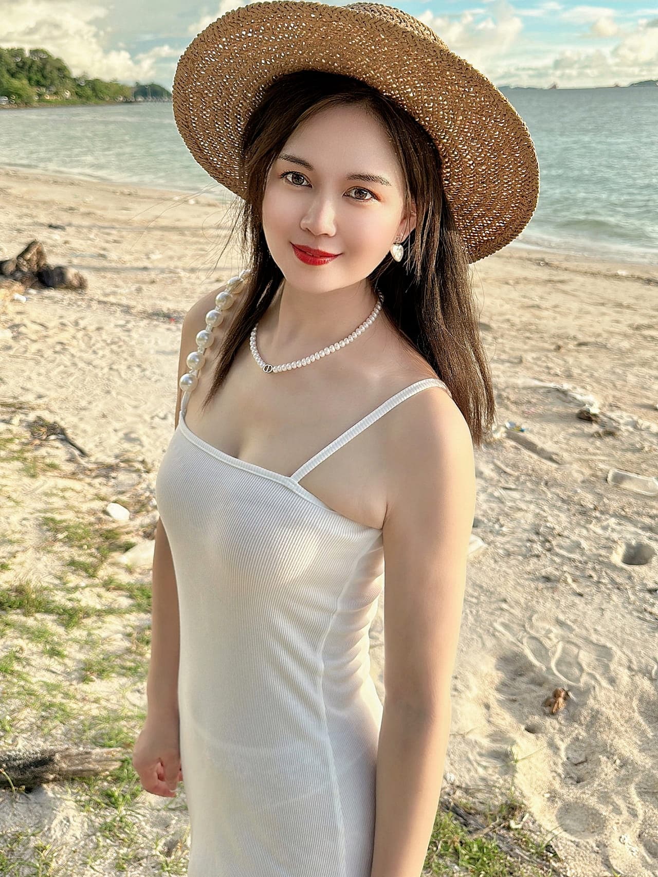 完全透明的连衣裙，白色连衣裙透明怎么内搭补救！_5