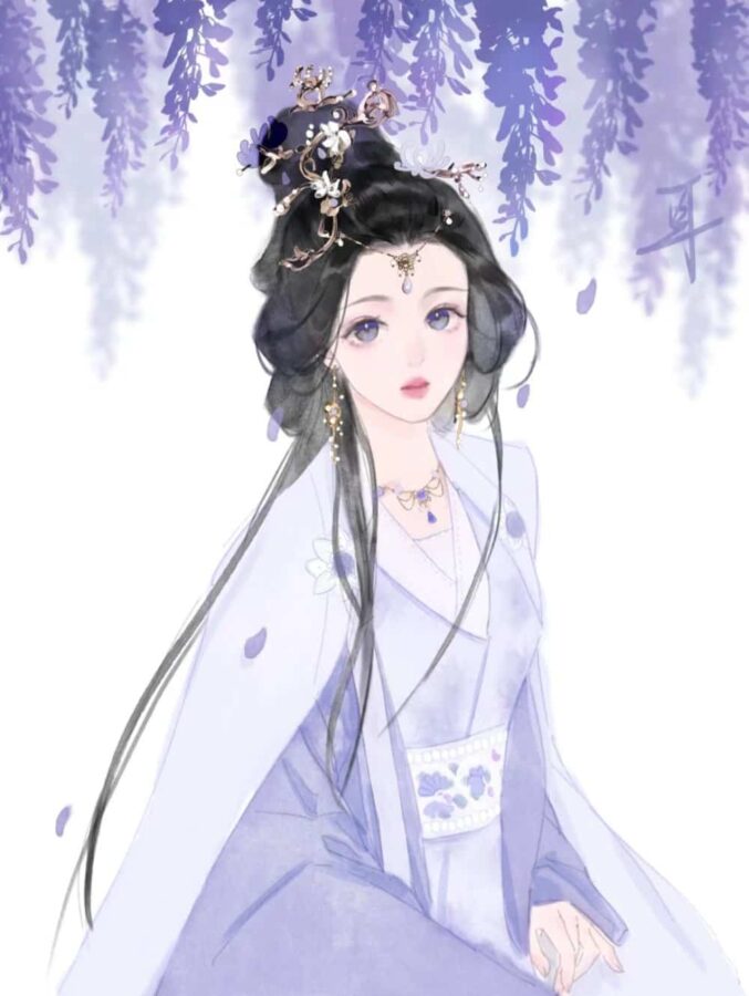陈都灵《长月烬明》天欢叶冰裳AI漫画女生头像 绝美破碎清冷感古装美女头像_14