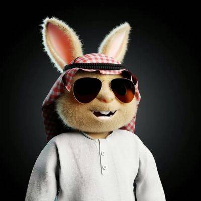 奋斗兔戴眼镜墨镜搞怪个性头像_3
