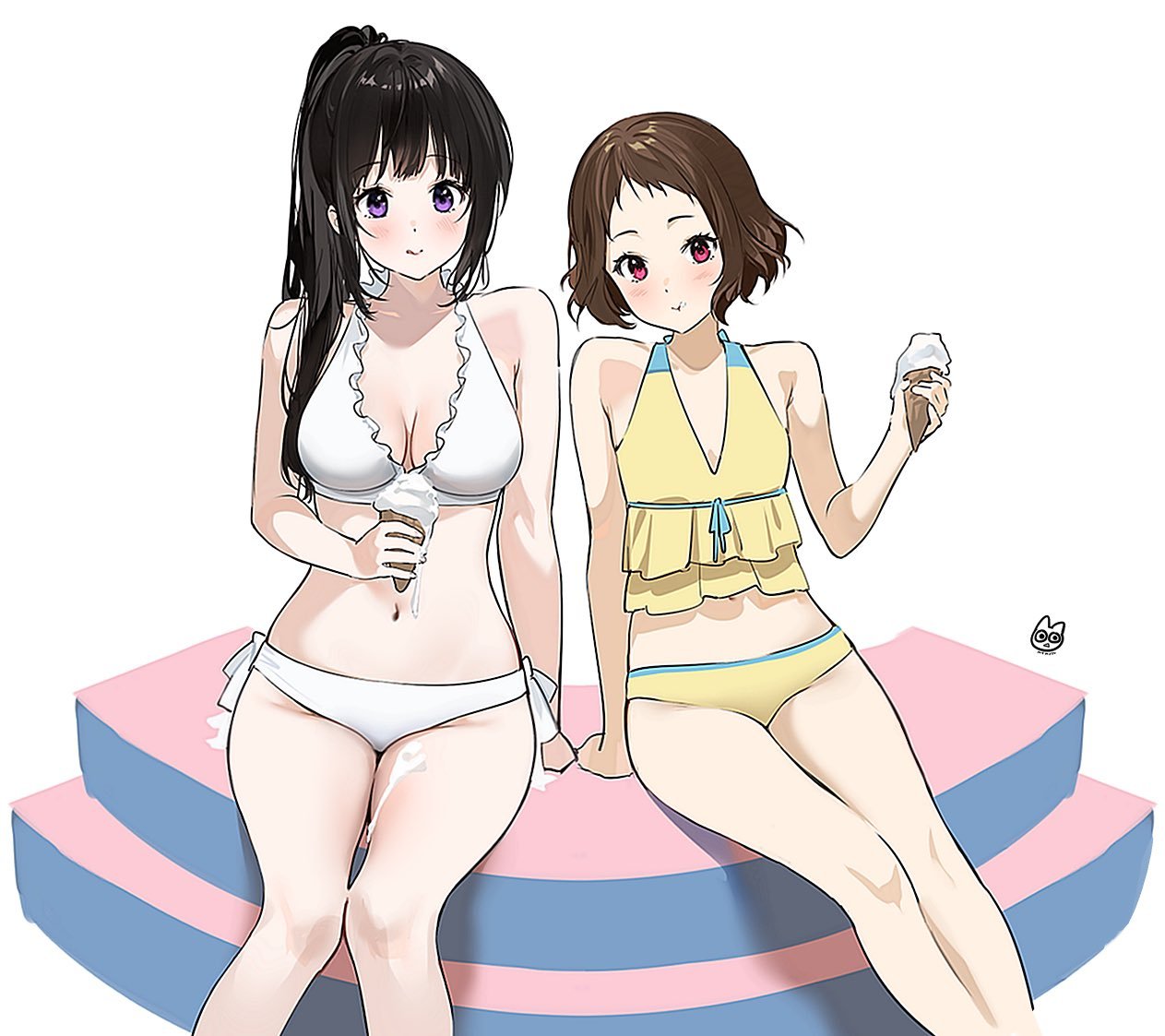 冰菓泳装图片，冰菓内衣美图_1