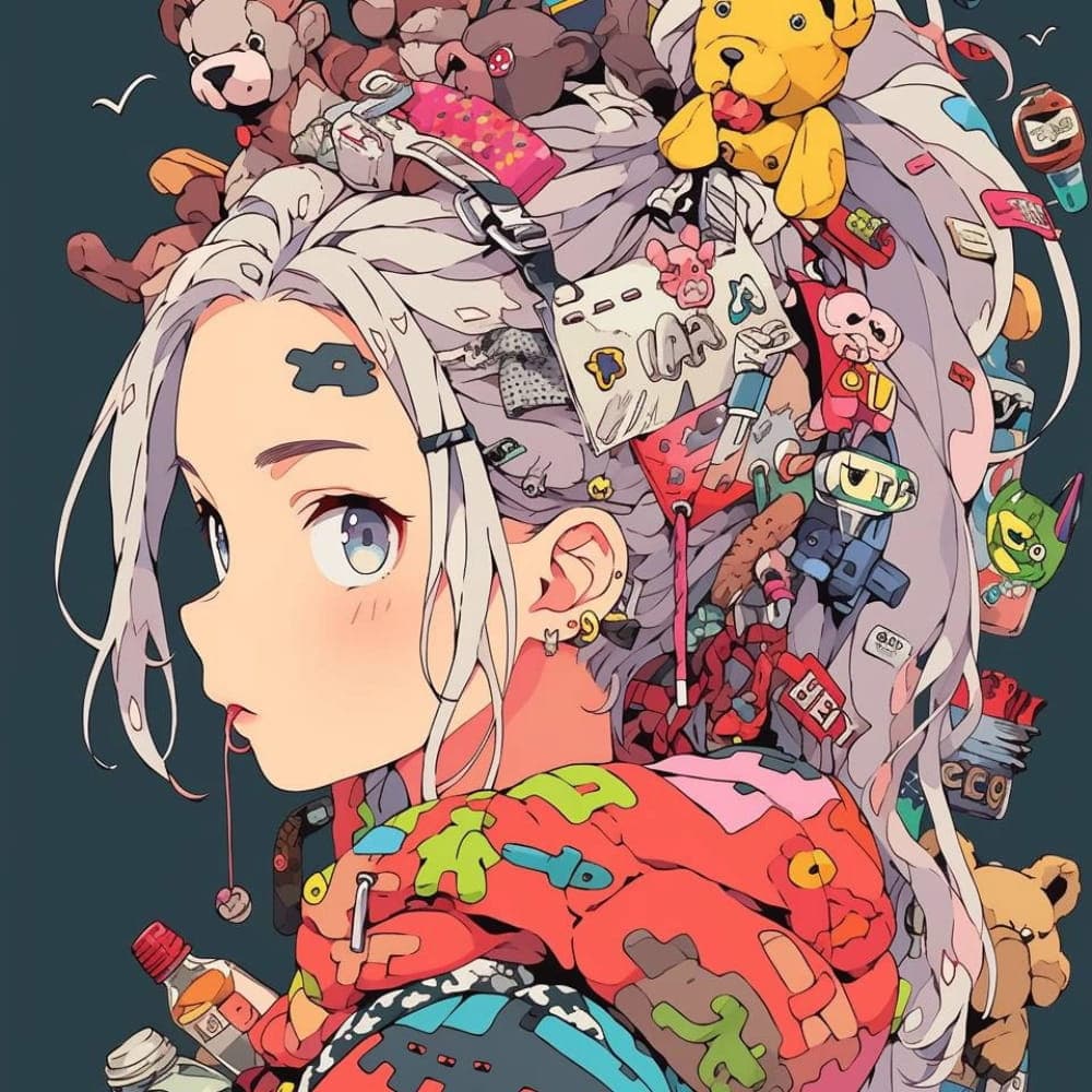 微信好看的图片头像女多巴胺图片_2