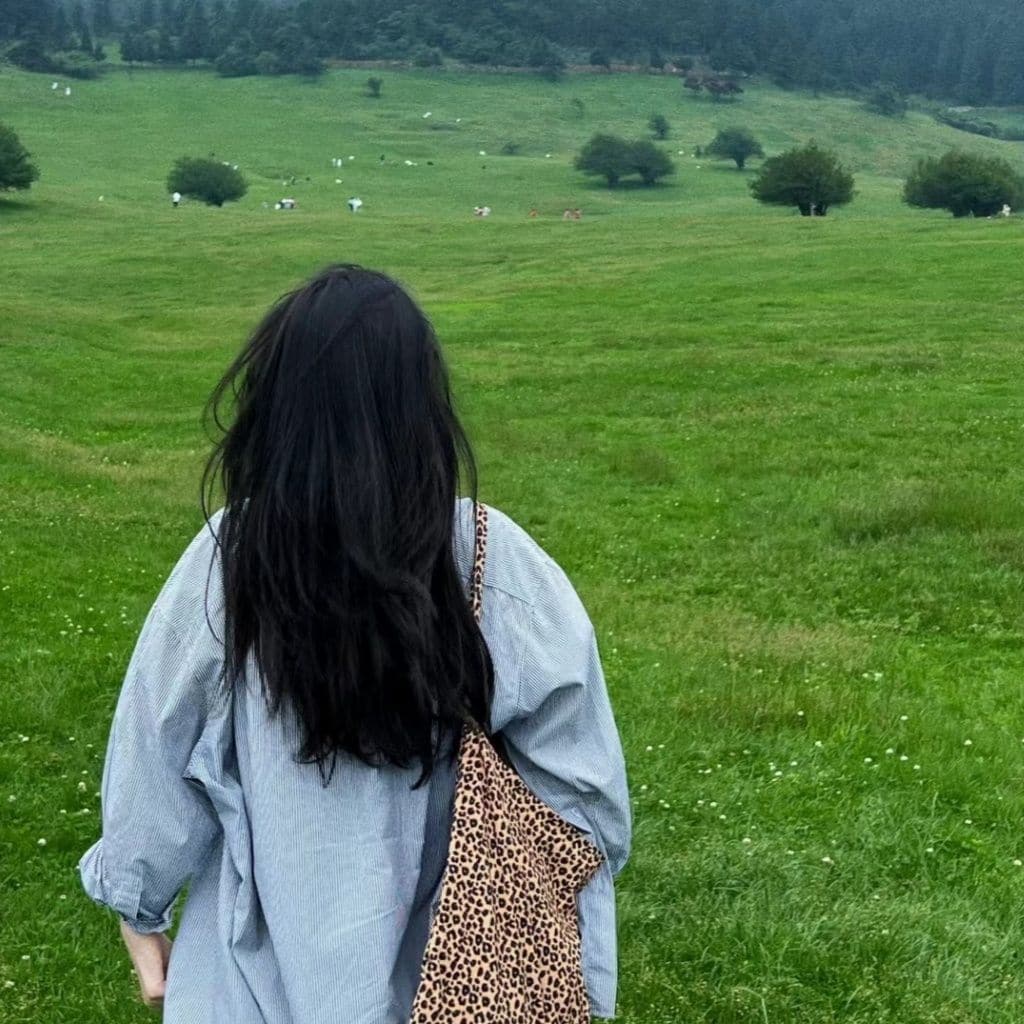 绿色系列女生头像，绿色高级感ins头像_1
