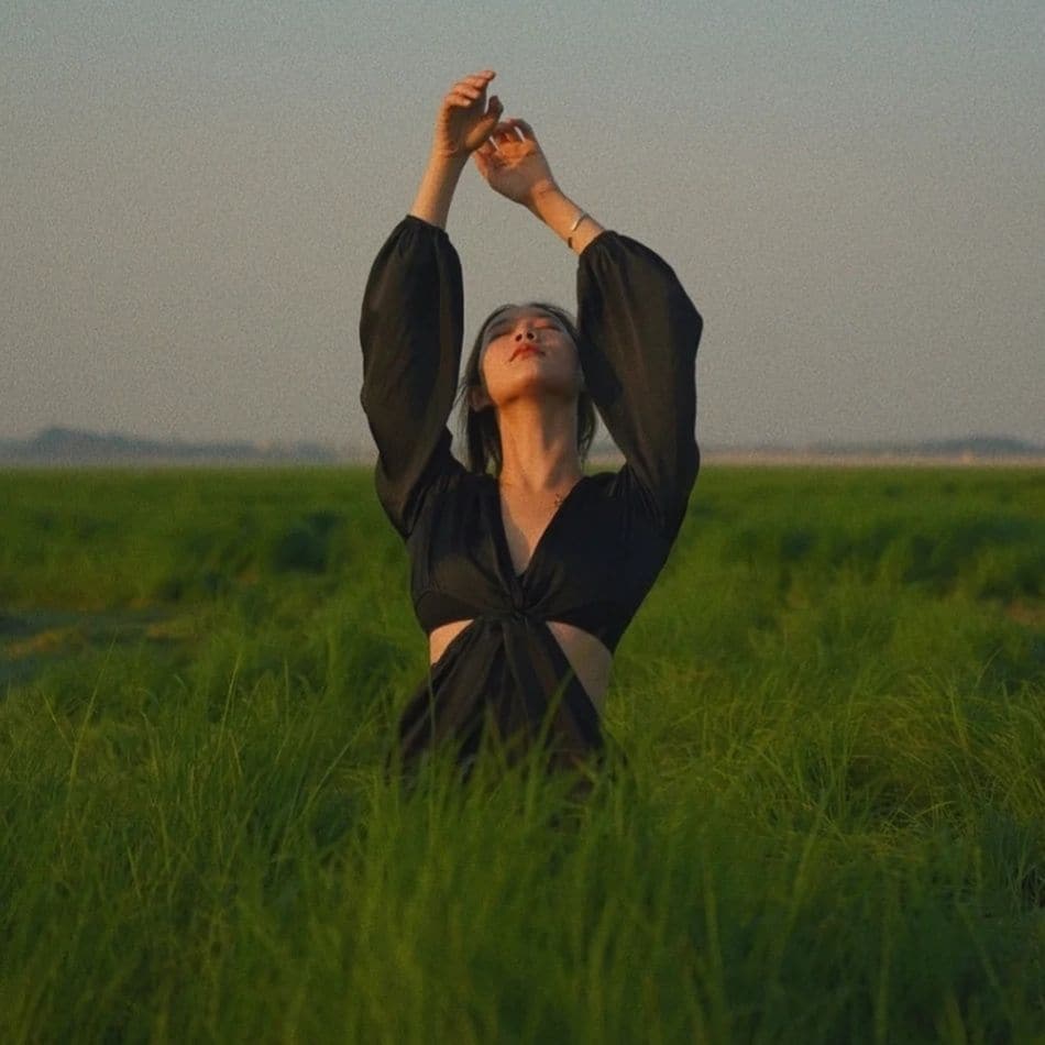 绿色系列女生头像，绿色高级感ins头像_15