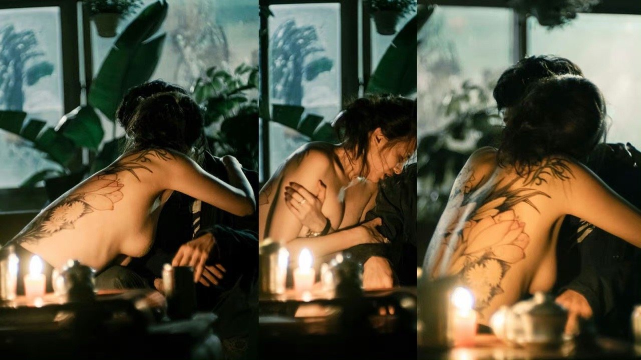 《风中有朵雨做的云》宋佳大满背纹身图片_5