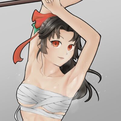 云缨的两只大兔子抖来抖去二次元绷带图