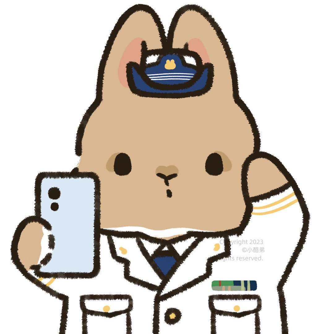 卡通小兔子拿手机自拍头像图片_5