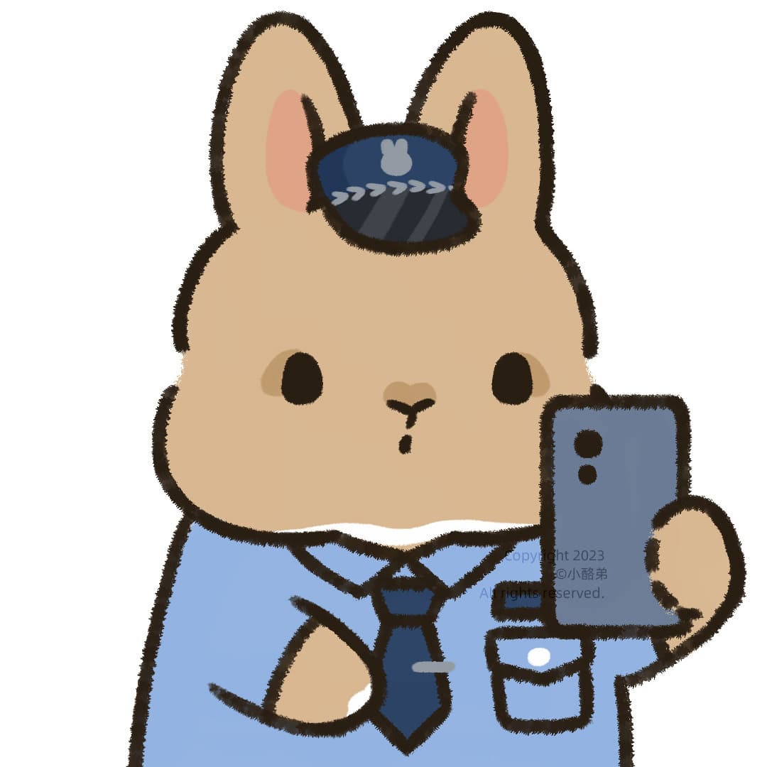 卡通小兔子拿手机自拍头像图片_18
