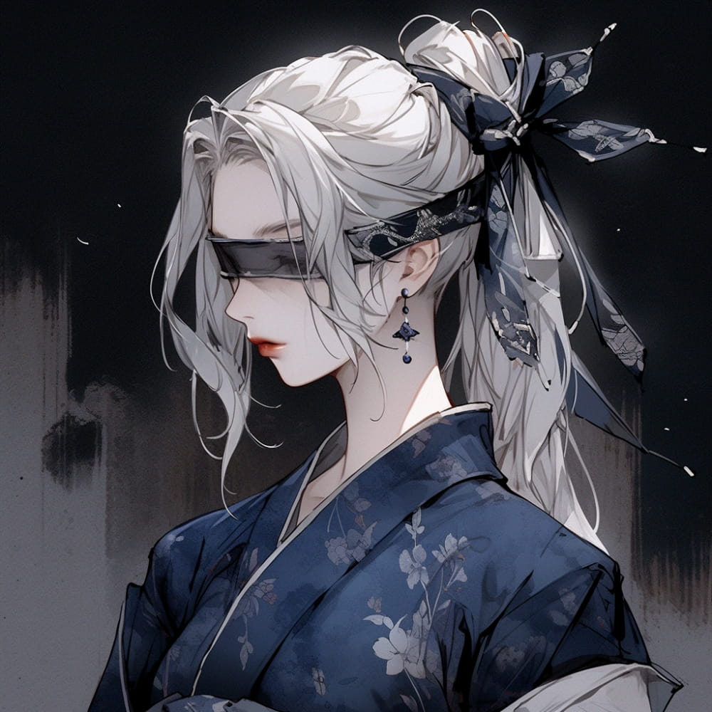 魔尊图片霸气头像女动漫 暗黑女头_12