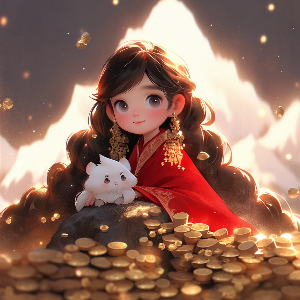 女人顺风顺水又招财的微信头像图片_13