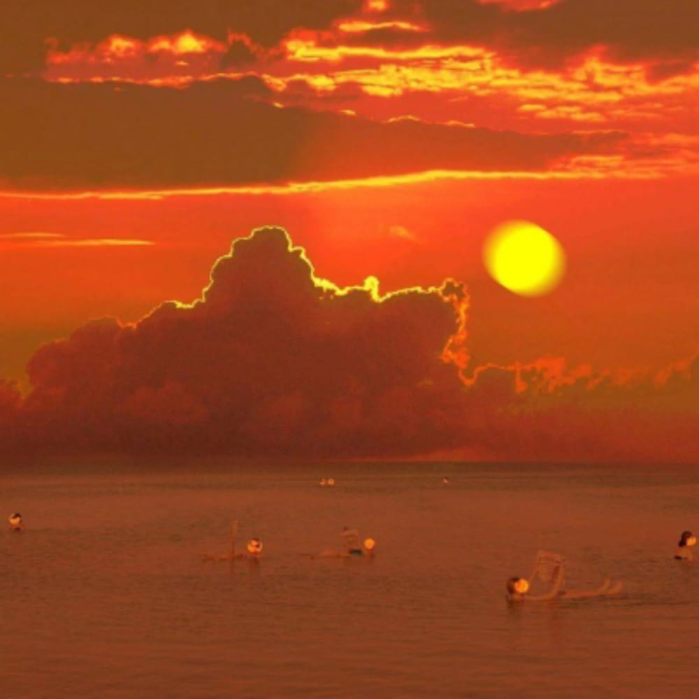 好看的夕阳绝美头像，绝美落日背影情侣微信头像_12