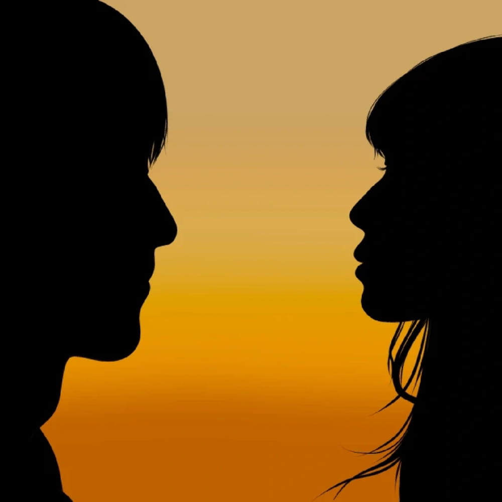 好看的夕阳绝美头像，绝美落日背影情侣微信头像_9
