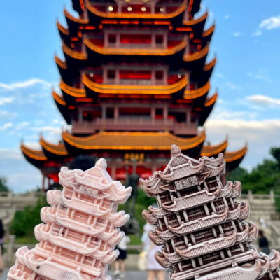 黄鹤楼雪糕冰棍图片 黄鹤楼和冰棍同框