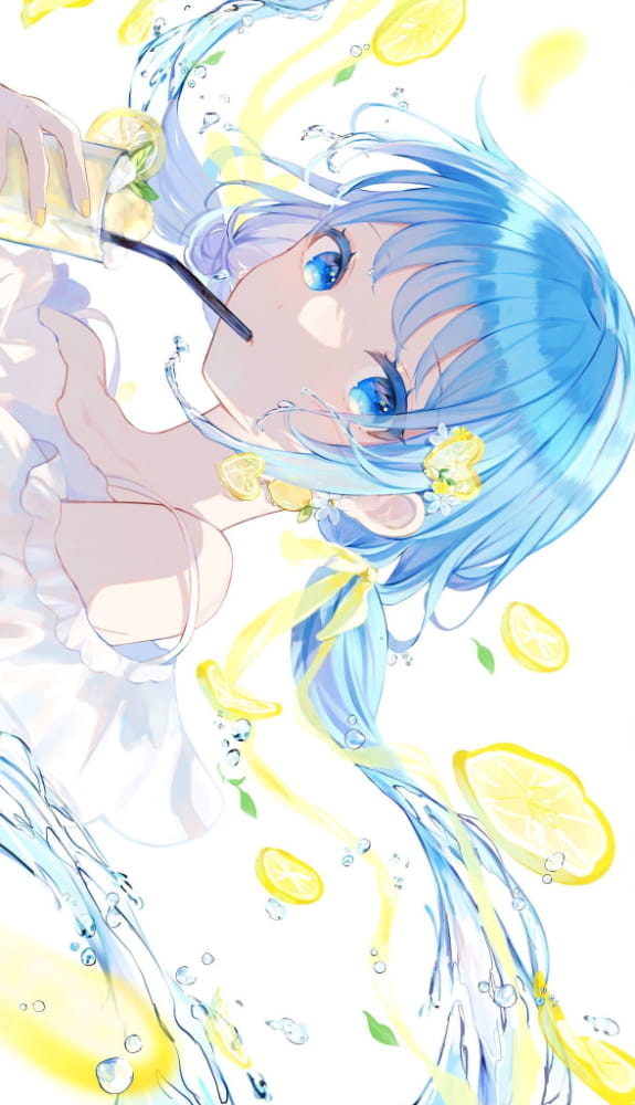 清凉唯美二次元梦幻少女多个配色_1